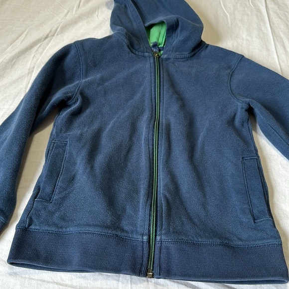 Mini Boden Blue Full Zip Hoodie Jacket 7-8 Yrs - Picture 3 of 9